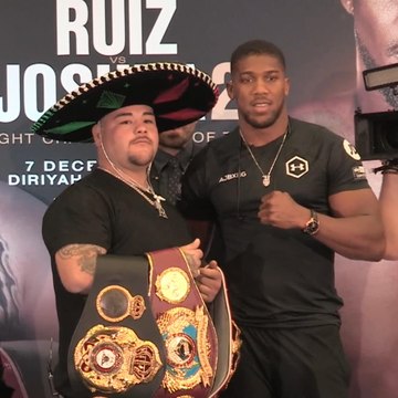 Joshua and Ruiz face off in London ahead of rematch