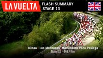 Flash Summary - Stage 13 | La Vuelta 19