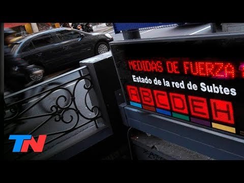 5 HORAS SIN SUBTES: las paradas de los colectivos, desbordadas