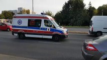 Wypadek na Aleksanrowskiej w Łodzi