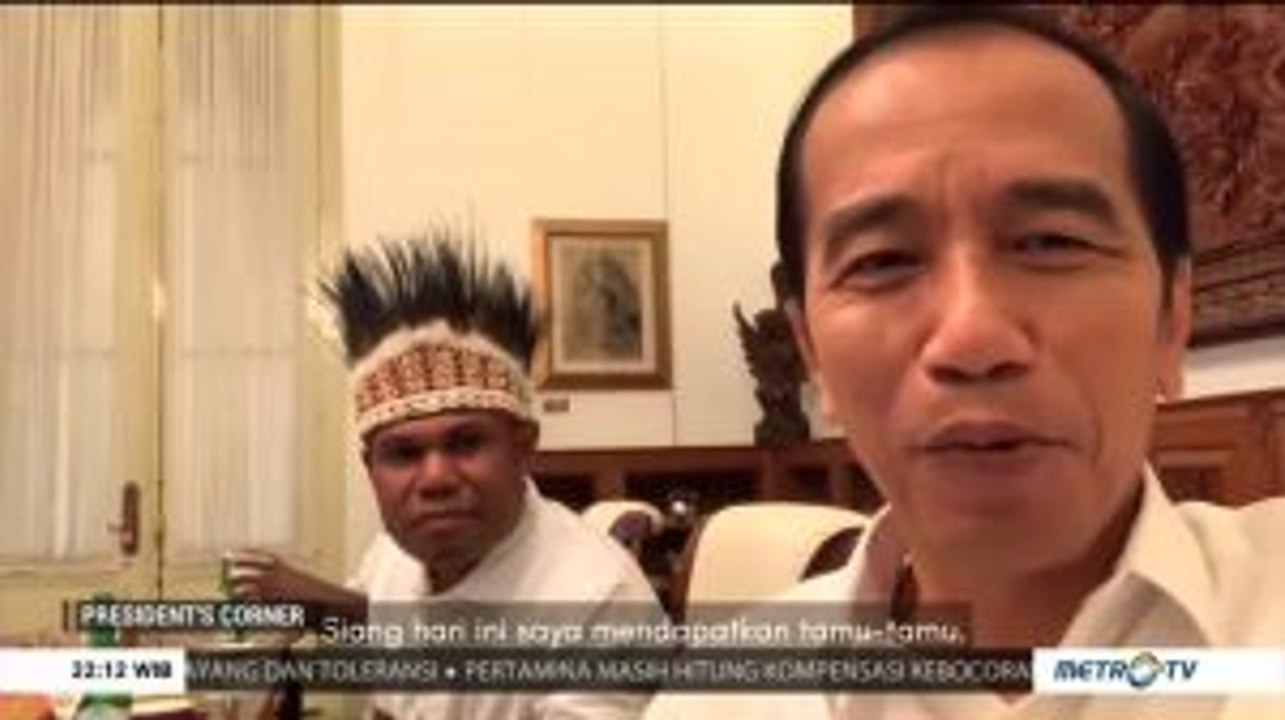 Vlog Jokowi Bersama Pemuda Papua