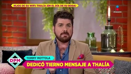 Tommy Mottola recuerda su boda con Thalía