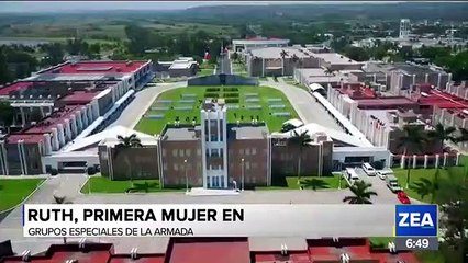 Primera mujer en formar parte de las Fuerzas Especiales de la Armada de México