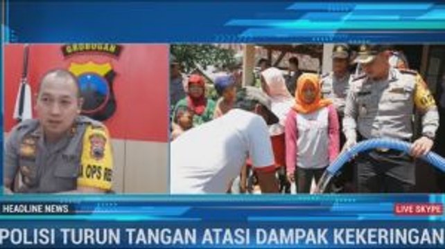 Polres Grobogan Distribusikan Air Bersih untuk Warga
