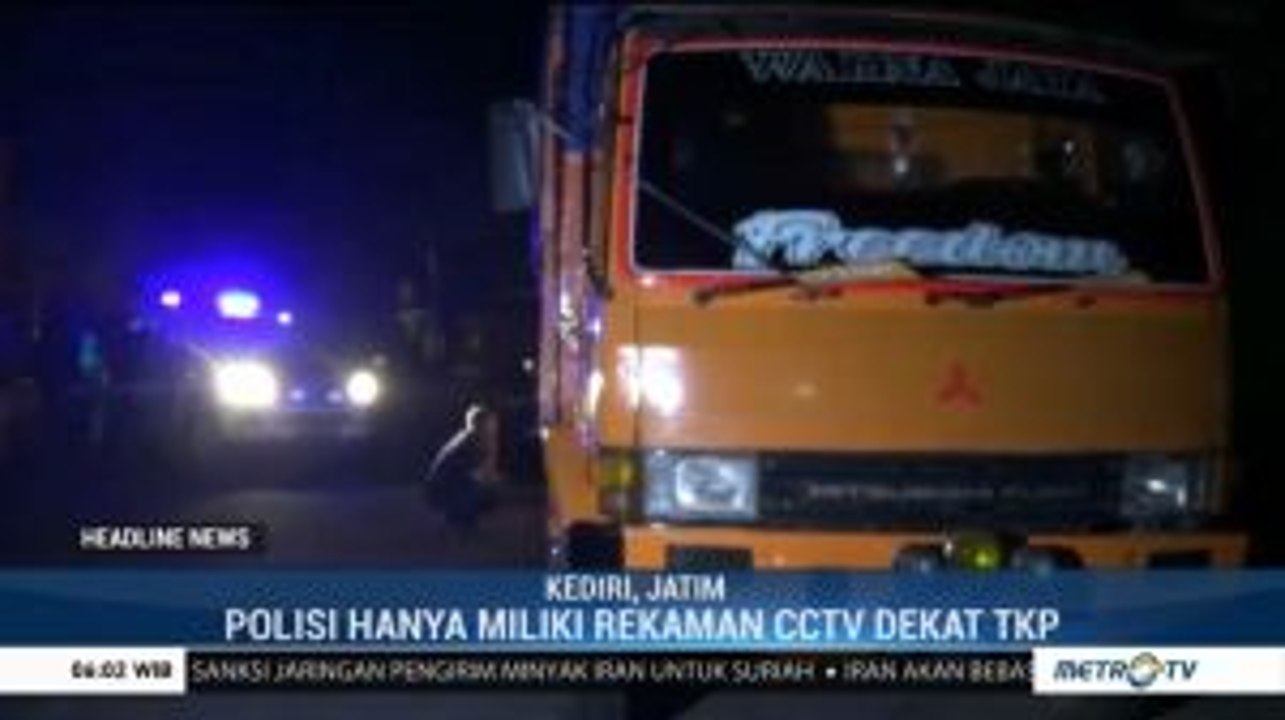 Tiga Orang Diduga Satu Keluarga Tewas Terlindas Truk di Kediri