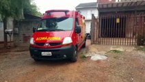 Homem é socorrido pelo Corpo de Bombeiros no Bairro Brasília