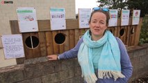 Couple Set Up Free Recycling System In Their Driveway