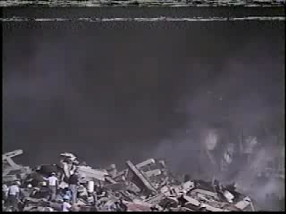 First entrance into Ground Zero remains