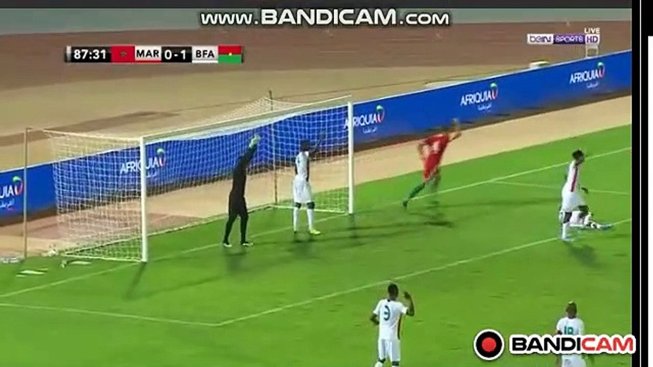 Amazing Goal Feddal (1-1)  Morocco vs Burkina Faso