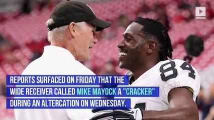 Antonio Brown Denies Calling Raiders GM a 'Cracker'