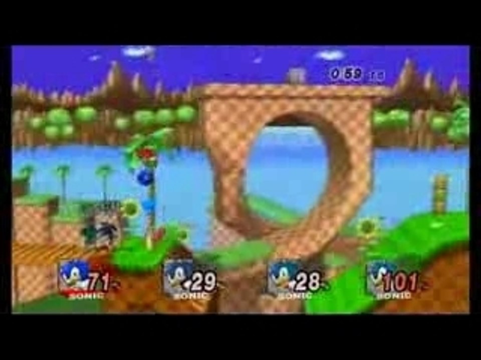 Super Smash Bros. Brawl - Sonic VS Sonic VS Sonic VS Sonic