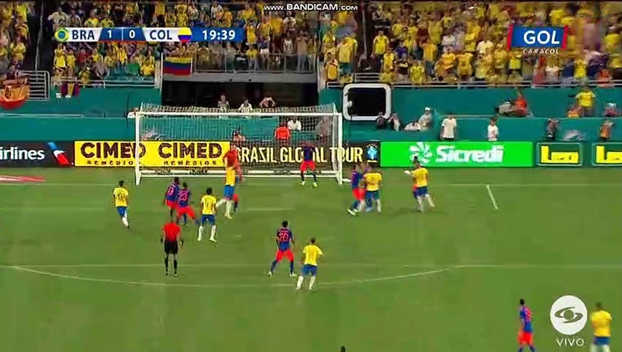 Casemiro Goal - Brasil 1-1 Colombia 06-09-2019