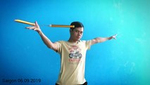 Chia tay em học viên từ Hà Nội vào #KANCLUB học côn nhị khúc. #Nunchaku class