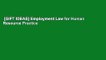 [GIFT IDEAS] Employment Law for Human Resource Practice