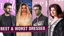 Deepika, Abhishek, Twinkle, Nora | Best & Worst Dressed At Abu Jani - Sandeep Khosla 33 Years Show