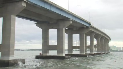 [태풍 위치] "이륙하는 느낌" 서해대교 취재팀이 전한 태풍 '링링'의 위력 / YTN