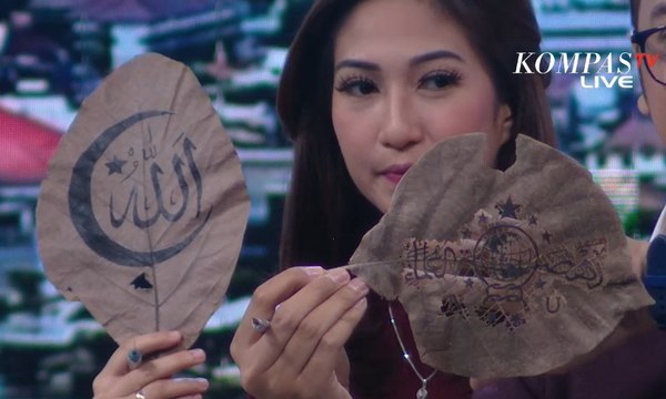 Dialog: Menjadikan Daun Kering sebagai Media Lukis