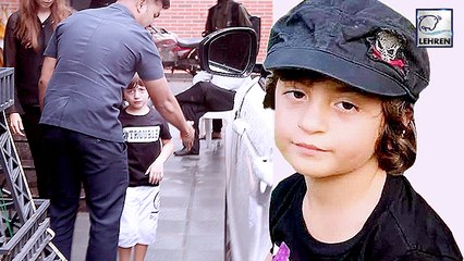 AbRam Khan Gets Angry At His Security Guard