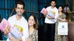 Jai Bhanushali & Mahhi Vij spotted with baby girl outside hospital in Mumbai | FilmiBeat