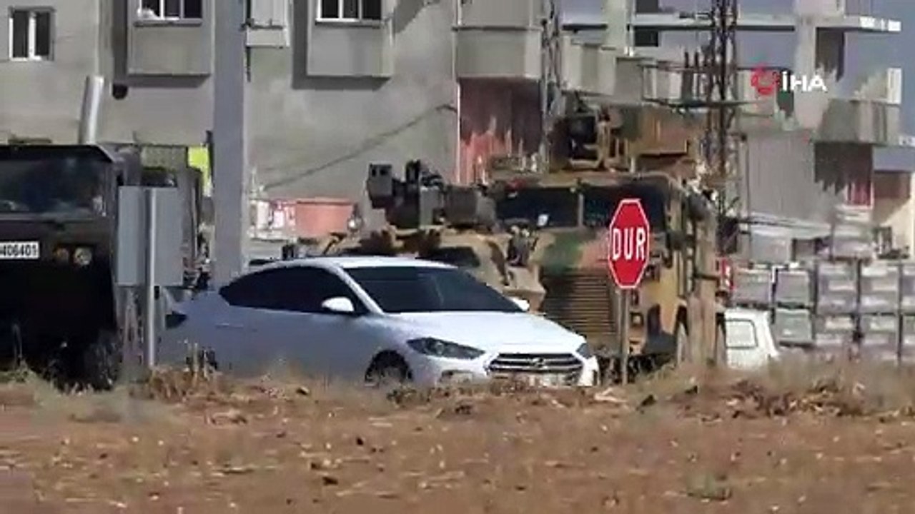 'Güvenli bölge' kara devriyesinde kullanılacak zırhlı araçlar Akçakale’de