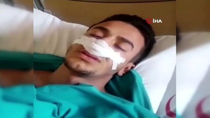 Narkozun etkisiyle Beşiktaş marşı söyledi...O anlar kamerada