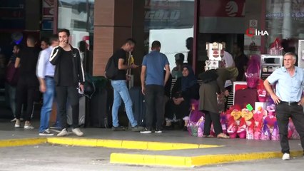 Isparta’da öğrenci, asker ve tatilci yolcuların otobüs seferi yoğunluğu