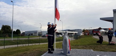 L'inauguration du mémorial des pompiers de Pontarlier