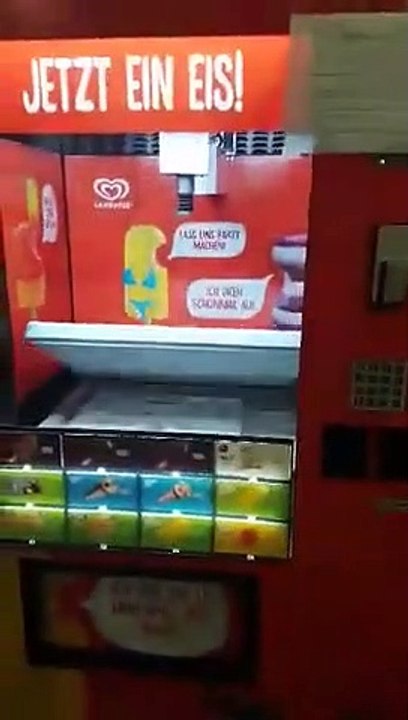 L'allemagne invente les distributeurs de glaces automatiques !