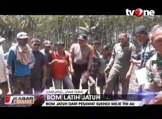 Bom Latih Seberat 100Kg Milik TNI AU Jatuh dari Sukhoi