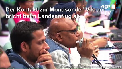 Indien verliert beim Landeanflug Kontakt zu seiner Mondsonde