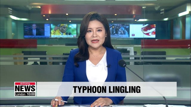 Typhoon Lingling hits Korean Peninsula