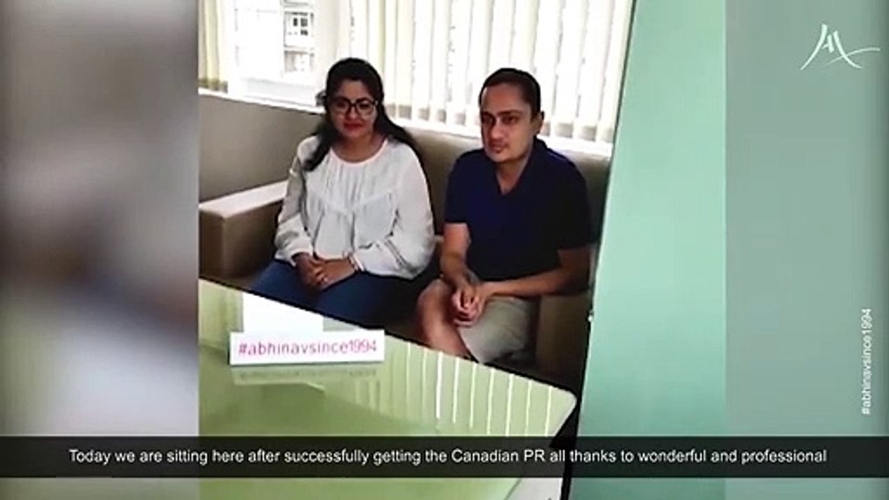 Another couple sharing wonderful experience on receiving Permanent Residency!