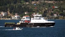 Rus Römorkörü Çanakkale Boğazı’ndan Marmara'ya Doğru İlerliyor