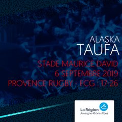L'essai d'Alaska Taufa contre Provence Rugby