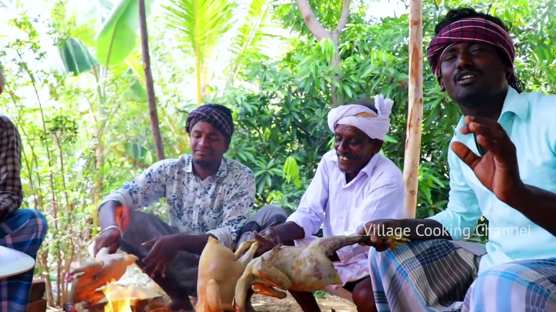 FULL CHICKEN EATING - Full Country Chicken Cooking and Eating in Village - Healthy Village Food