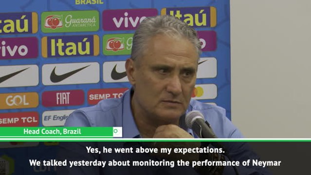 Neymar surprised me - Tite
