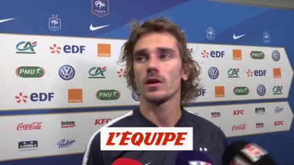 Griezmann «Ça montre qu'on est un groupe» - Foot - Bleus
