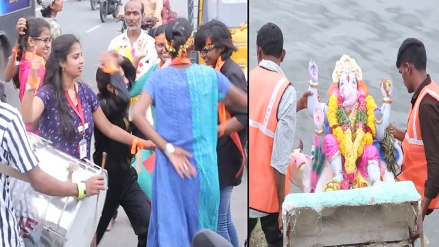 హైదరాబాద్లో మొదలైన గణపతి నిమజ్జనాలు || Immersion of Lord Ganesha Idols Begins in Hyderabad