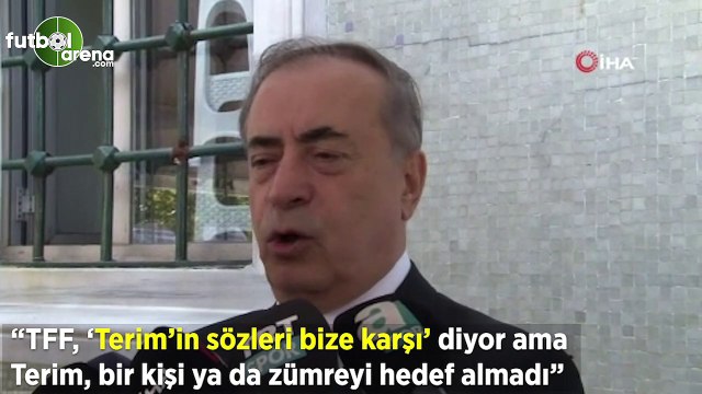 Mustafa Cengiz: TFF, 'Fatih Terim'in sözleri bize karşı' diyor ama Terim, bir kişi ya da zümreyi hedef almadı