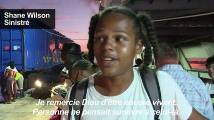 Ouragan Dorian: des évacués arrivent à Nassau aux Bahamas