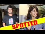 Sushant Singh Rajput and Rhea Chakraborty Spotted Juhu PVR