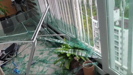 강풍에 유리창도 '와장창'...아파트 피해 속출 / YTN