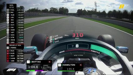 بوتاس يسجل ثاني أسرع زمن مؤقتا في القسم الأول من التجارب التأهيلية بحلبة إيطاليا