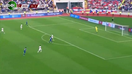 Vedat Muriqi'in Çekya'ya attığı gol