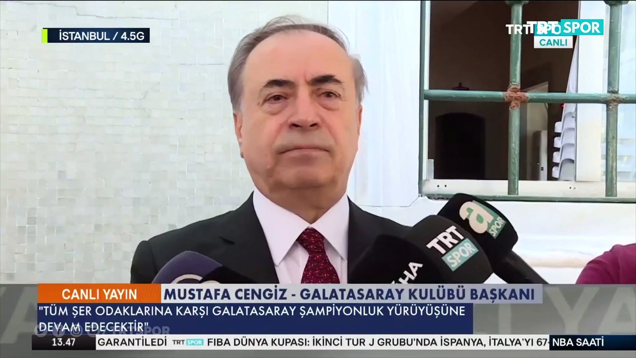 Mustafa Cengiz: 5. yıldıza yürüyüşümüzü hiç kimse engelleyemeyecek