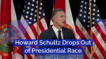 Howard Schultz Steps Out Of The 2020 Race