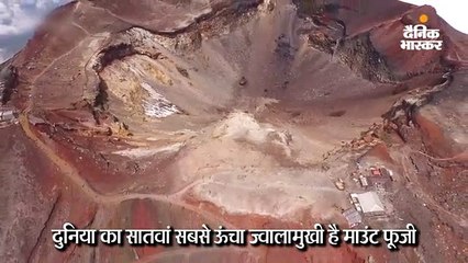 दुनिया का सातवां सबसे ऊंचा ज्वालामुखी पर्वत