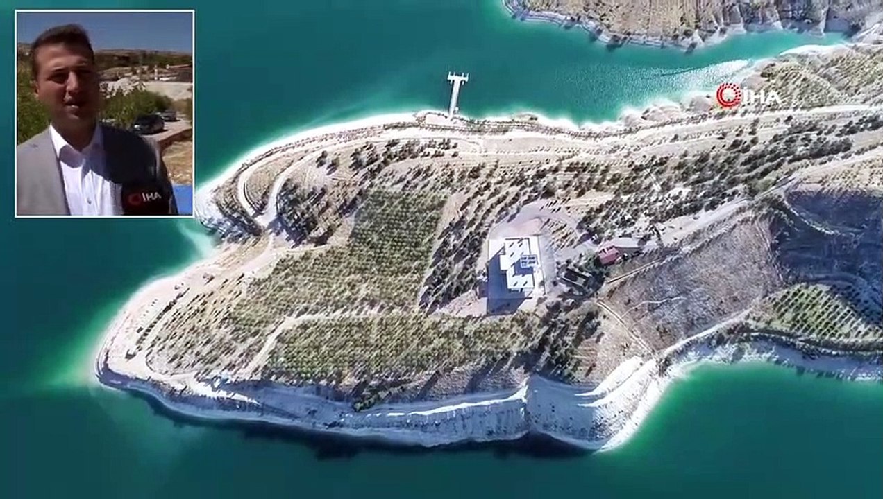 Güzelliği İle Dikkat Çeken 'Badem Adası'nda Hasat Zamanı