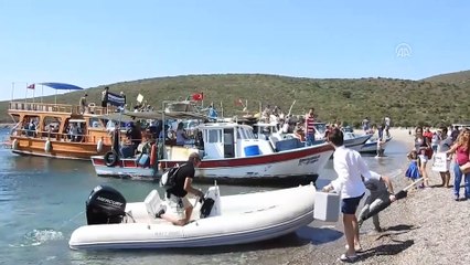 Urla'da orkinos çiftliği eylemi - İZMİR