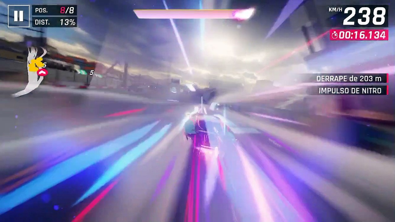 Asphalt 9 carreras de increíbles milésimas